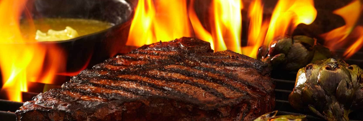 Grill op houtvuur